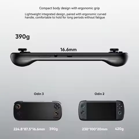 AYN Handheld Game Console 6'' 1080P 120Hz AMOLED Screen with 8000mAh Battery Portable Retro Video Game Console Support Multiple Emulators Gaming Player