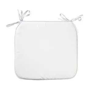 Tuinstoel kussen - beige - 38x41 cm