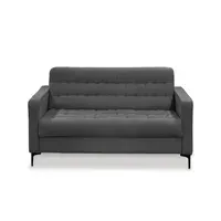 Sofa 2 Plazas Capitonado Ls Pavender Gris Ox