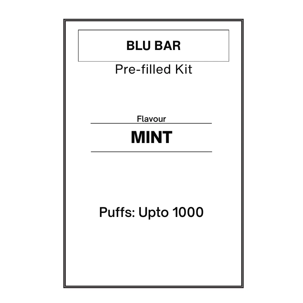 Mint - Blu Bar Pre-filled Kit 20mg/ml