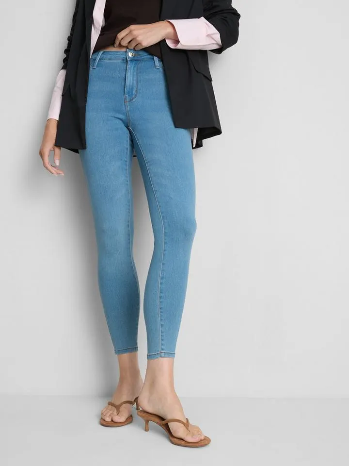 Jean skinny à taille mi-haute Essential | Regular