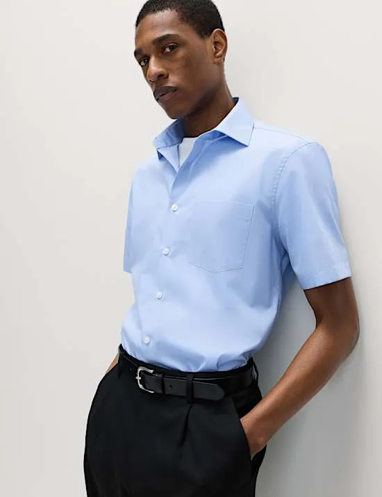 2 Pack Slim Fit Easy Iron Shirts