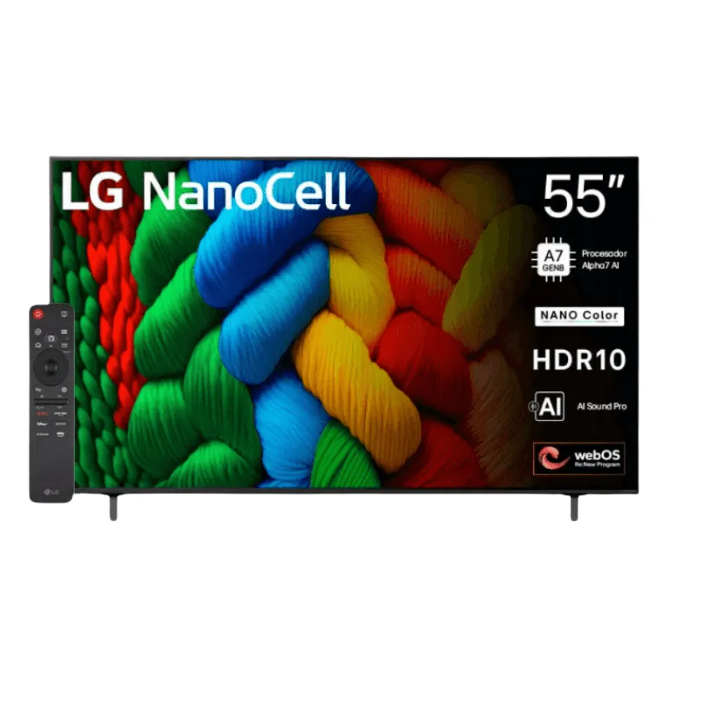 Smart TV LED 55" LG 9155NANO80ASA Ultra HD webOS Nano Cell