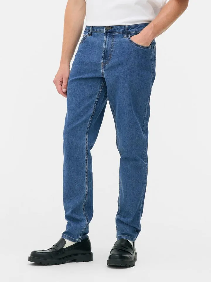 Jean slim taille mi-haute