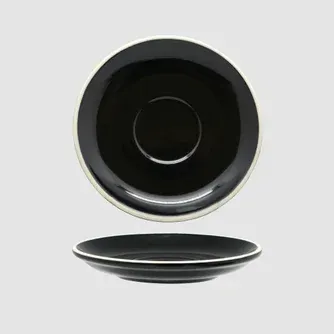 Rockingham Long Black & Flat White Saucer 14cm Set 6