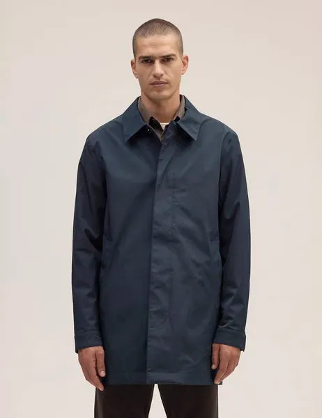 Kim 8240 Lightweight Technical Coat Navy Blue