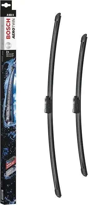 BOSCH 3397014621 AeroTwin Wiper Blades - Set of 2 (26" & 20") Top Lock 16mm