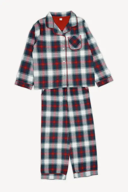 Katoenen kids pyjamaset happy holidays