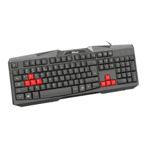 Trust - Combo Gaming Ziva | Negro/Rojo