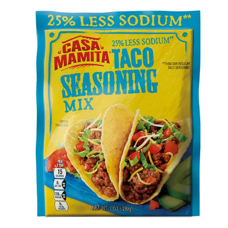 Casa Mamita Low Sodium Taco Seasoning