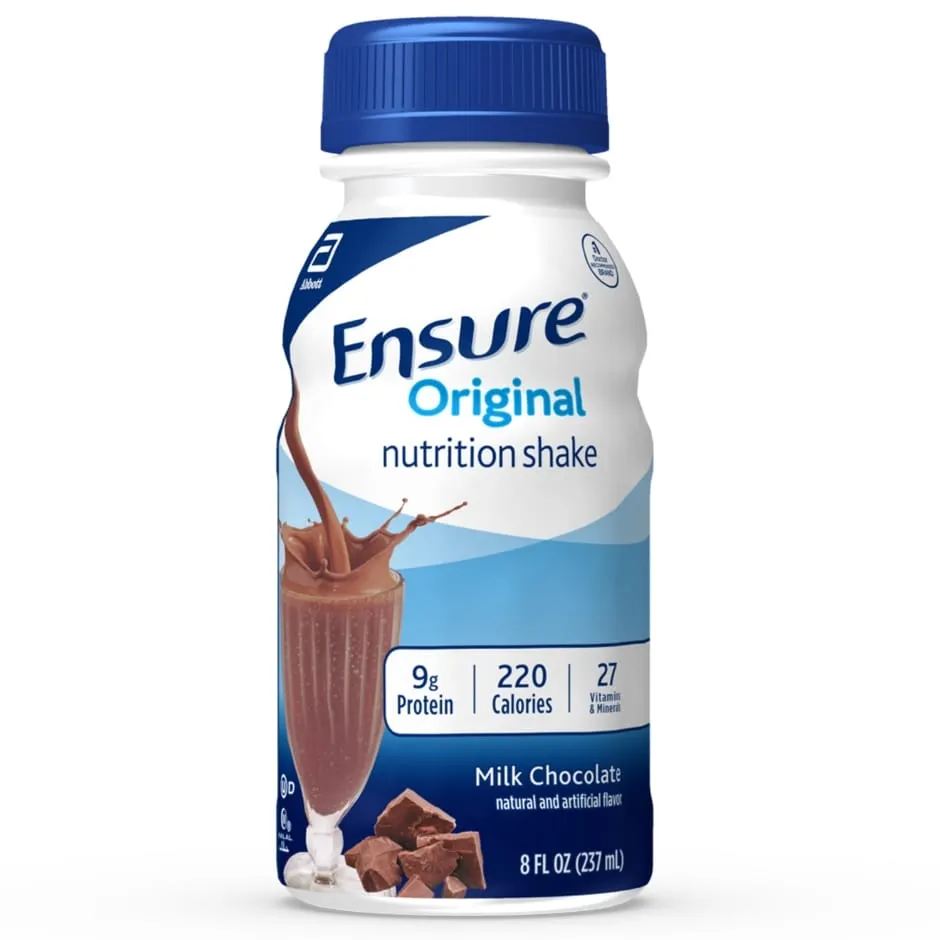 Ensure Original Milk Nutrition Shake - Chocolate, 8-oz. Bottle