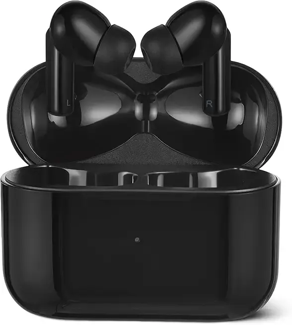 Amazon Basics Bluetooth Headphones True Wireless Earbuds IPX4Waterproof, in-Ear w/Mic,Charging Case, Black