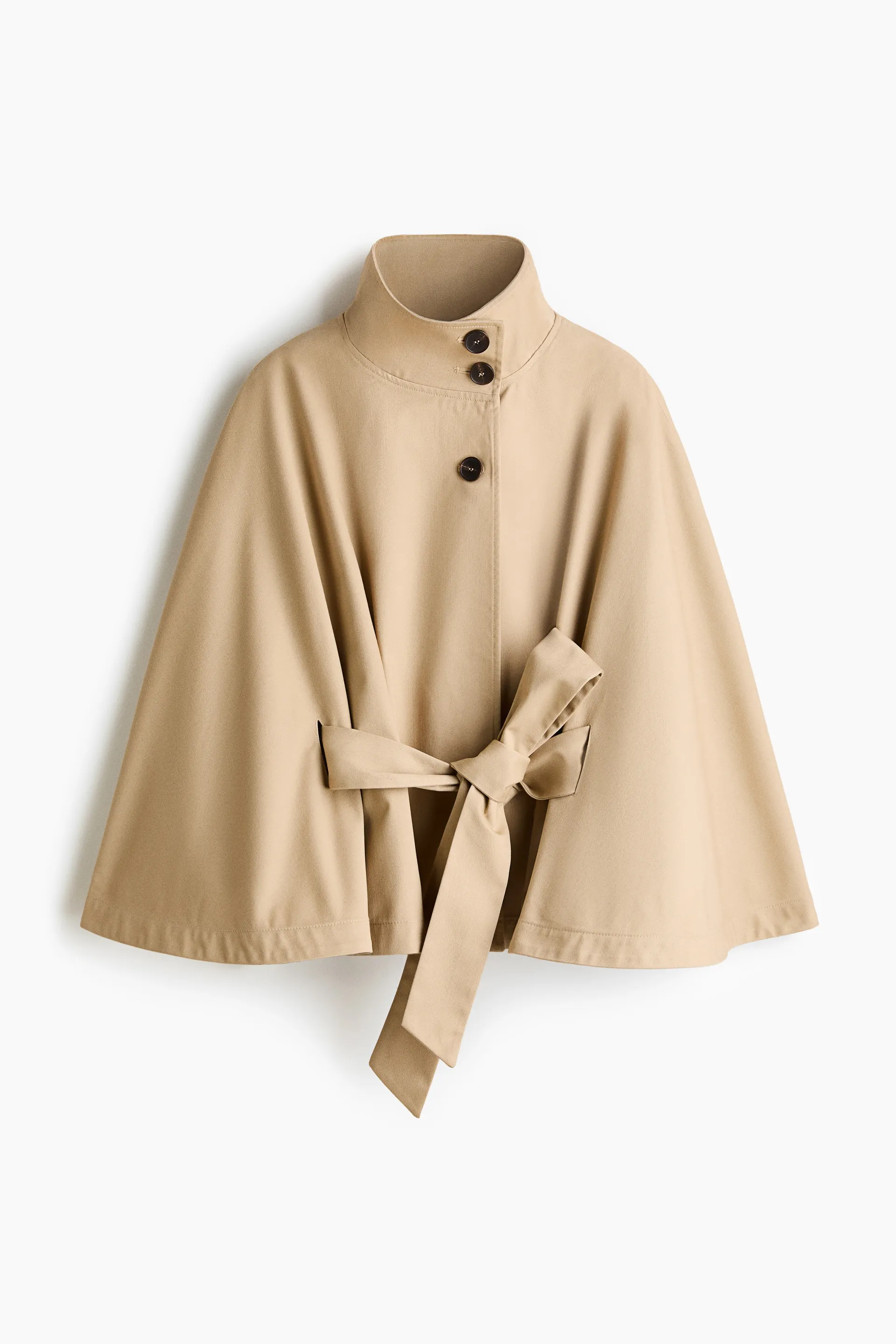 Twill cape jacket