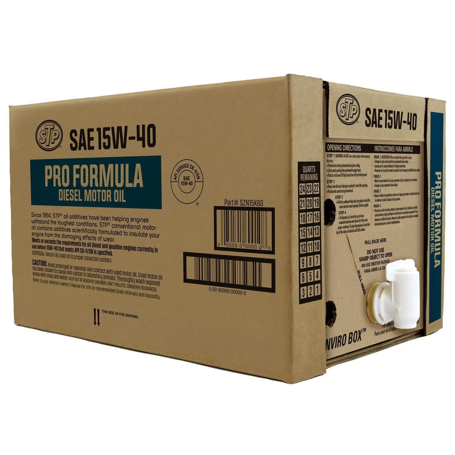 STP Diesel Conventional Engine Oil 15W-40 6 Gallon