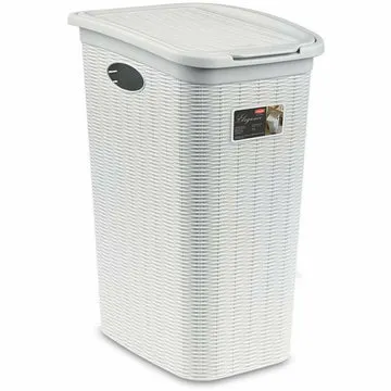 Portabiancheria bianco Linea Elegance 36 litri