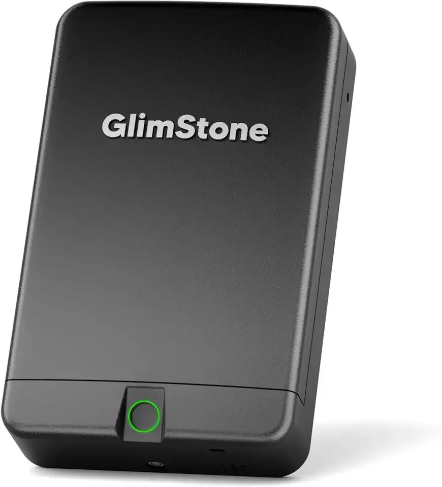 Biometric Gun Safe Travel Case for Pistol, Easy Edition, Quick Access with Smart Fingerprint and Keys, Portable Handgun Safe for Home Bedside Nightstand Car