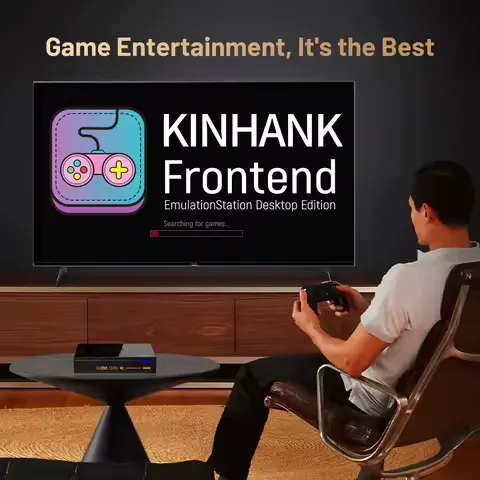 Kinhank Super Console X5 PRO Retro Video Game Consoles Plug and Play 320G/4T with 10000+ Games for PS2/WII/SS/DC/N64/MAME