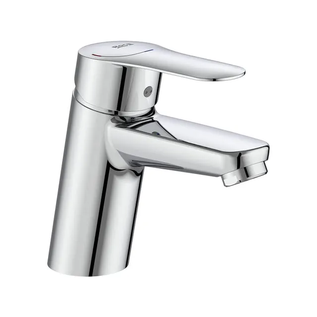 Grifo de lavabo ROCA Proa monomando cromo brillo. Apertura en frío. Antical. Latón