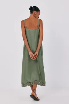 Vestido satinado lencero