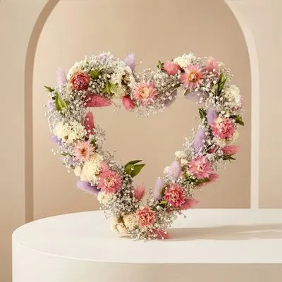 Droogbloemen | Krans | Bloemenhart