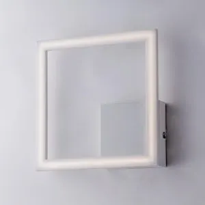 Applique LED design KIRA bianco IP20, luce bianco naturale 1600 lumen