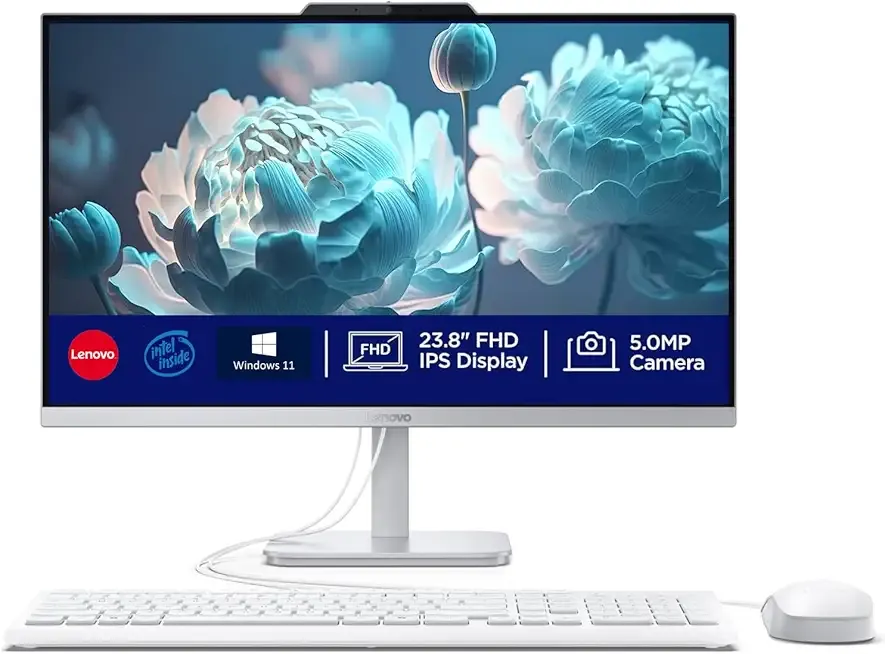 Lenovo 24" All-in-One Desktop Computer, Intel Core, 8GB DDR4 RAM, 768GB Storage (512GB External+256GB PCIe SSD), Stunning IPS FHD Display, Fast & Quick Access, Lifetime Office 365 for the Web