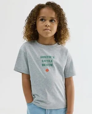 T-shirt Auntie's Little Bestie, loose fit, unisex, 98-134