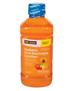 DG Health Pediatric Oral Electrolyte Solution - Fruit Flavor, 33.8 fl oz