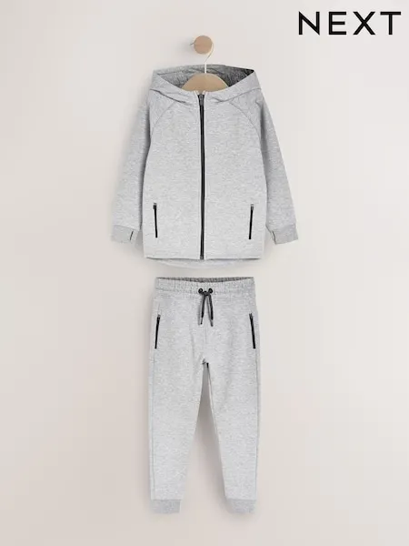 Black Tech Sportswear Hoodie and Joggers Set (3-16yrs)