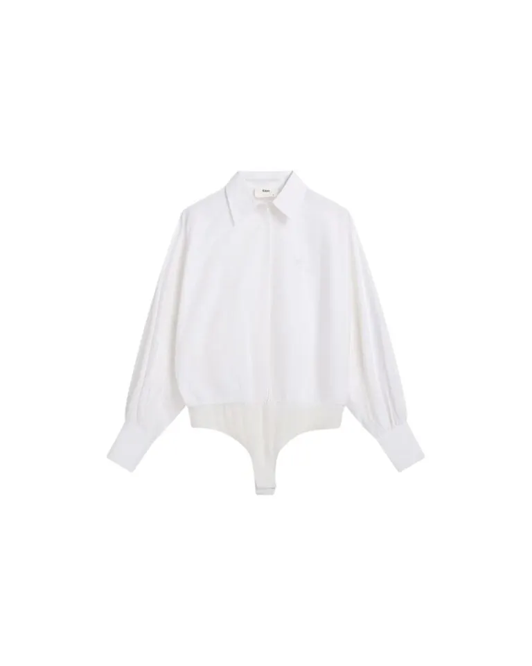 Muse Poplin Body - Hvit