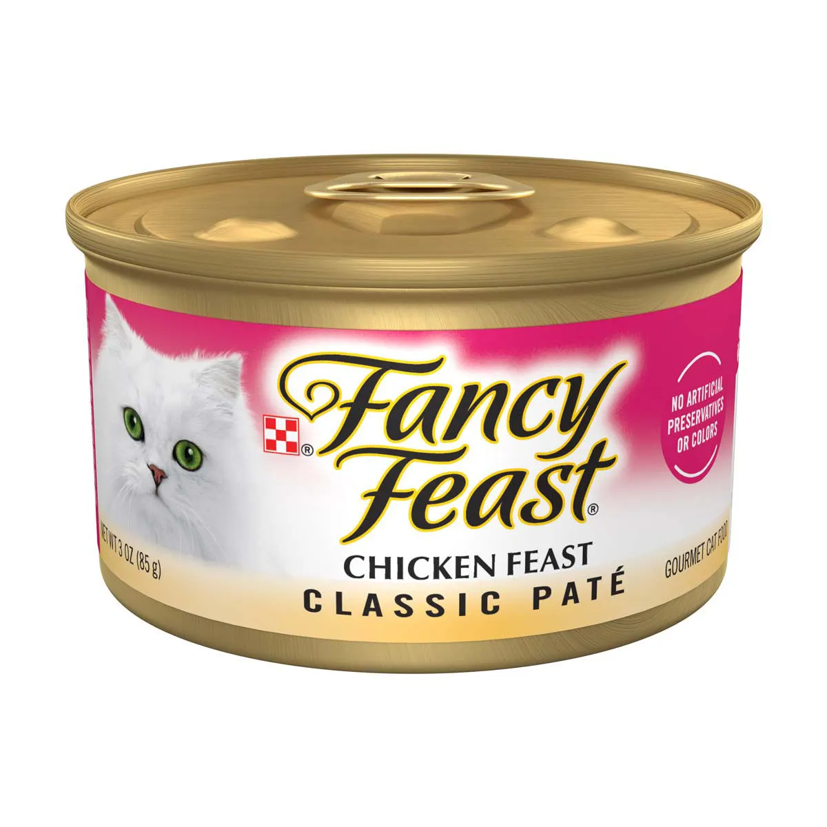 Fancy Feast Chicken Feast Classic Pate Wet Cat Food, 3 oz