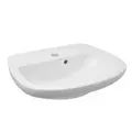 Lavamanos 1 agujero Bari loza sanitaria blanco