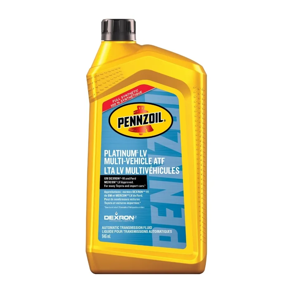 Pennzoil Platinum LV Multi-Vehicle Automatic Transmission Fluid, 1 qt.