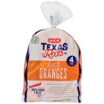 H-E-B Texas Roots Fresh Juicing Oranges, 4 lb bag