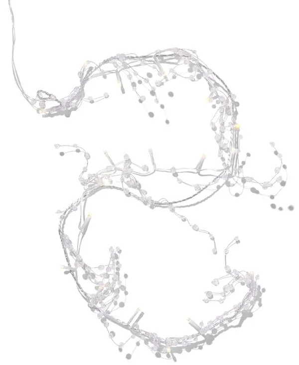 lichtsnoer 20 LED lampjes parel 1.2m