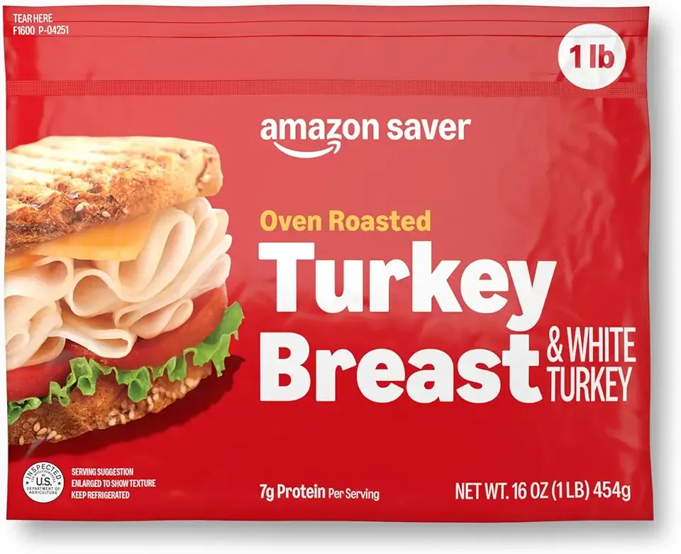 Amazon Saver, Sliced Oven Roasted Turkey Breast, 16 Oz