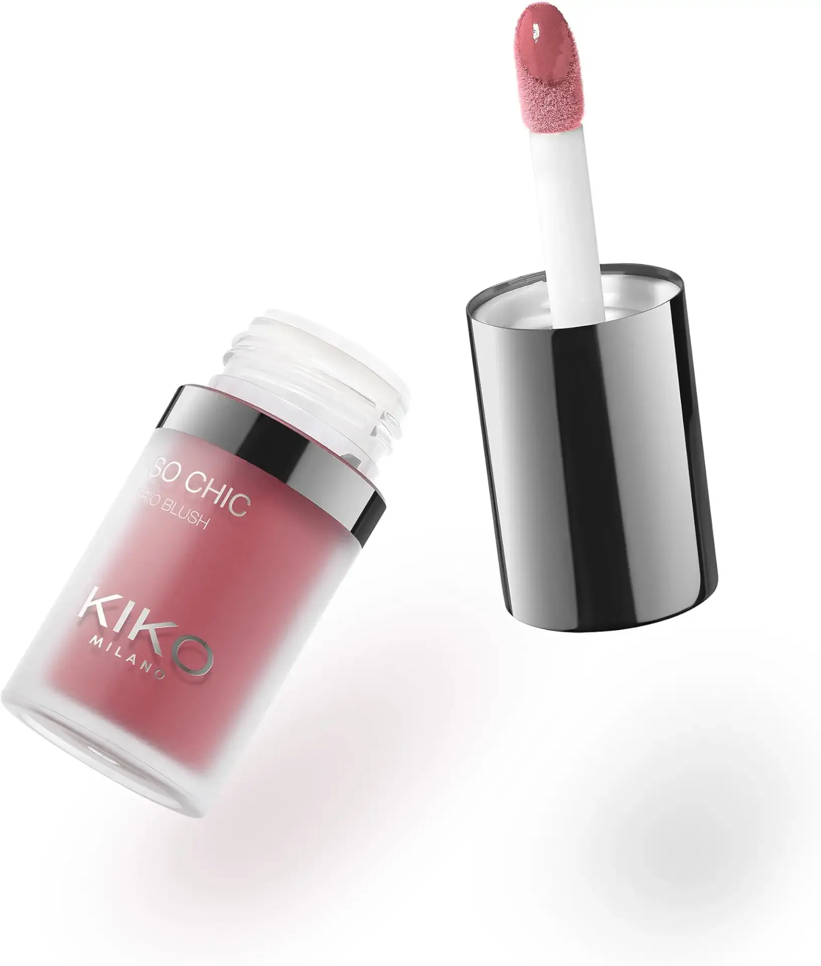KIKO Milano So Chic Trio Blush, 3-In-1 Blush, Ideal For The Face, Eyes And Lips