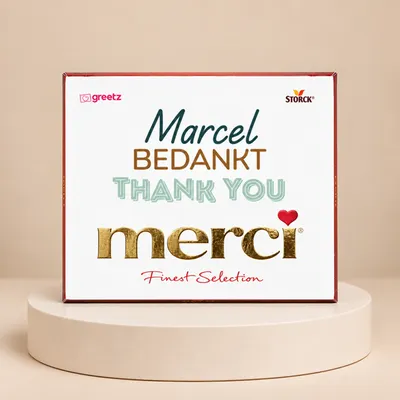 Merci | Bedankt met eigen naam | 250g