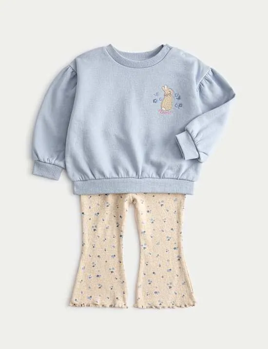 2pc Cotton Rich Peter Rabbit™ Outfit (0 Mths-3 Yrs)