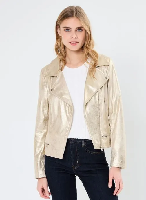 Leren jassen VEPERF dames goud