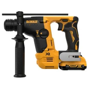 Martello tassellatore a batteria DEWALT 12V 3Ah 1.1J, 2 batterie