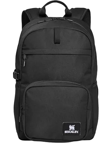 STANLEY Assembly Backpack, Black | Laptop Sleeve | Water Bottle Pocket | Luggage Pass-Through | Breathable Mesh Back Panel | Adjustable, Padded Shoulder Straps