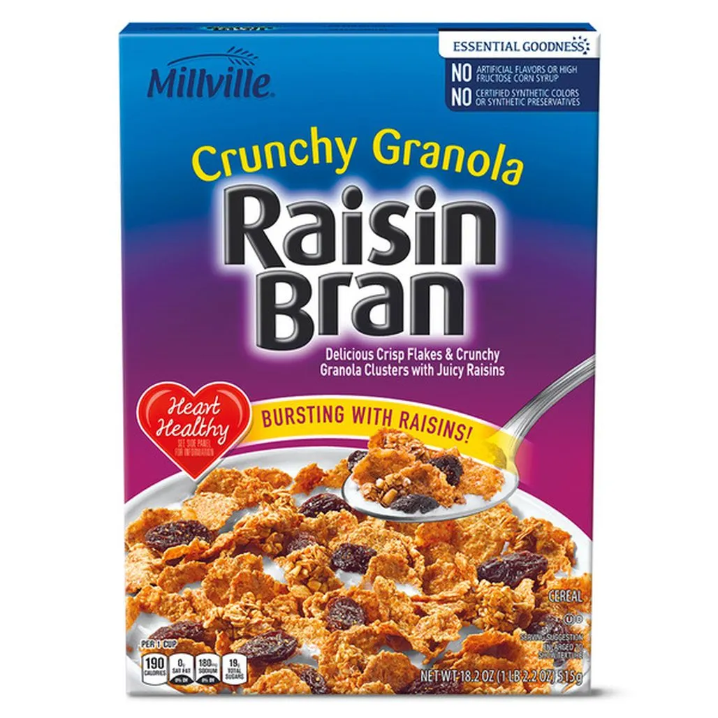 Millville Crunchy Granola Raisin Bran Crunch