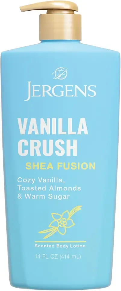 Jergens Shea Fusion Vanilla Crush Body Lotion, Moisturizer with Shea Butter & Vitamin E, 14 Fl Oz