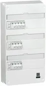 Tableau monté câblé 3 rangées 39 modules T3/T4/T5 - Schneider Electric