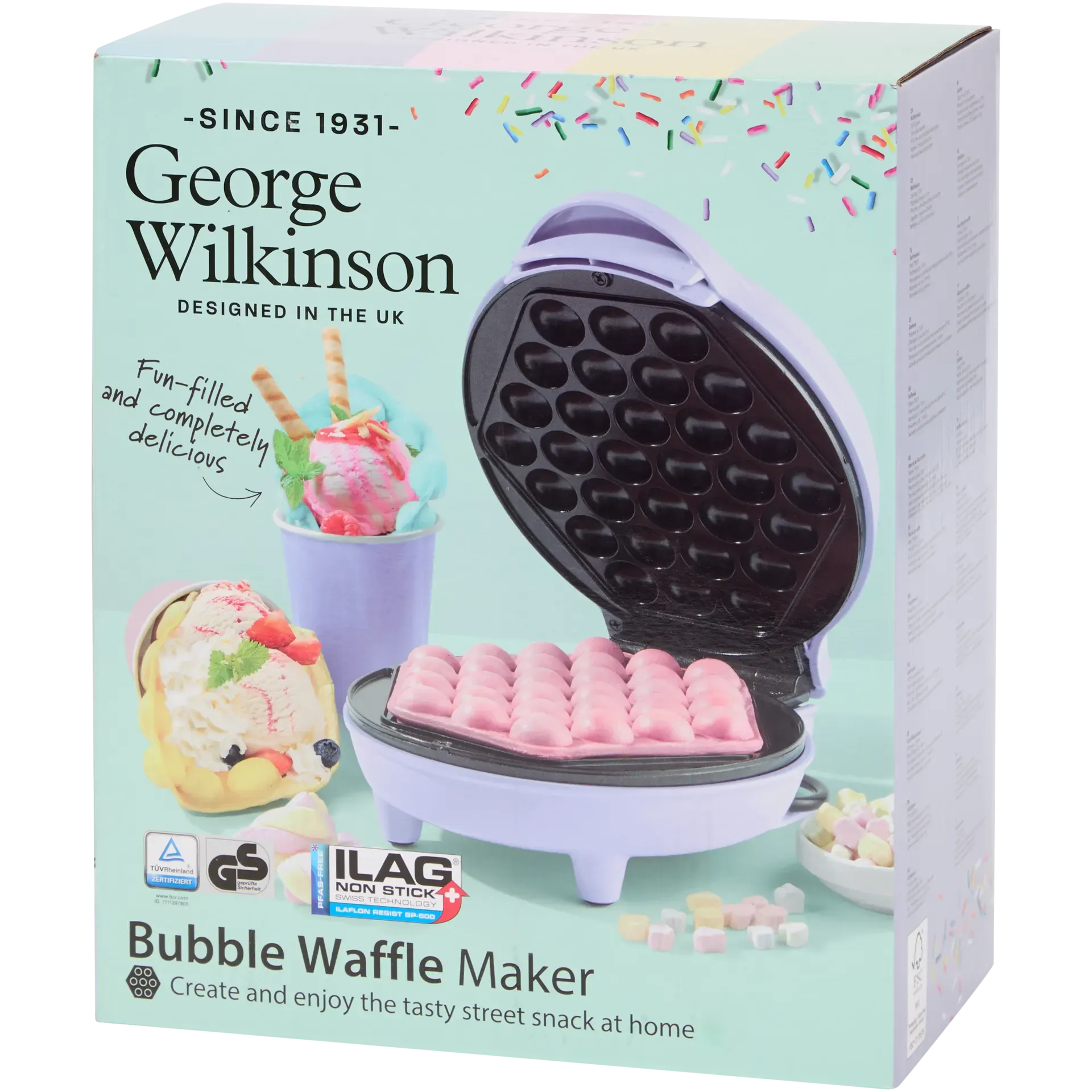 Piastra per bubble waffle George Wilkinson