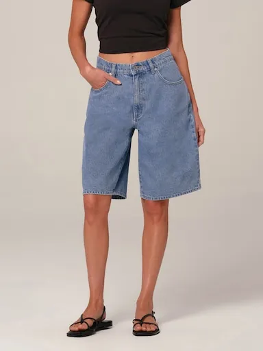 ABRAND Mid Jort In Heather