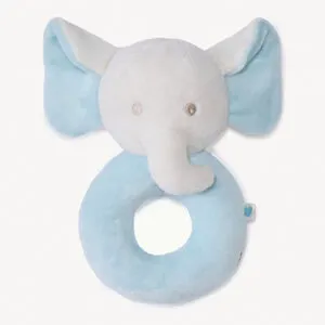 Hochet éléphant en velours pour bébé garçon