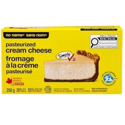 Pasteurized Cream Cheese