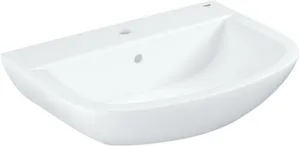 Lavabo suspendido Bau Ceramics blanco brillante 64.6x15.3x46.8 cm